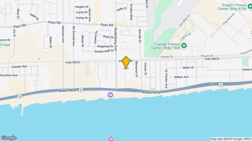 1644 Beach Blvd Mapa y Detalles de la Ubicación