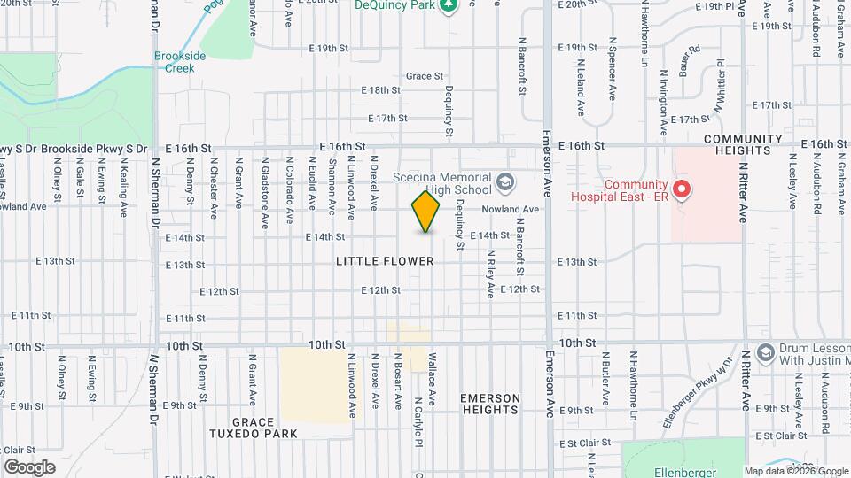 1328 Wallace Ave Map and Location Details