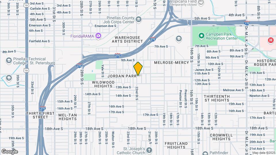 1204 22nd St S Map and Location Details