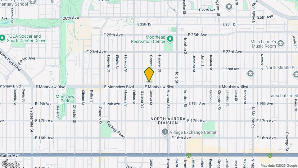 10255 Montview Blvd, Unit A Mapa y Detalles de la Ubicación