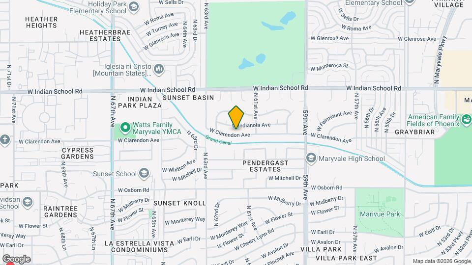 6136 W Clarendon Ave, Unit 201 Mapa y Detalles de la Ubicación