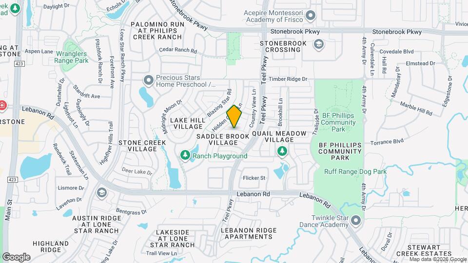 2210 Fox Crossing Ln Map and Location Details