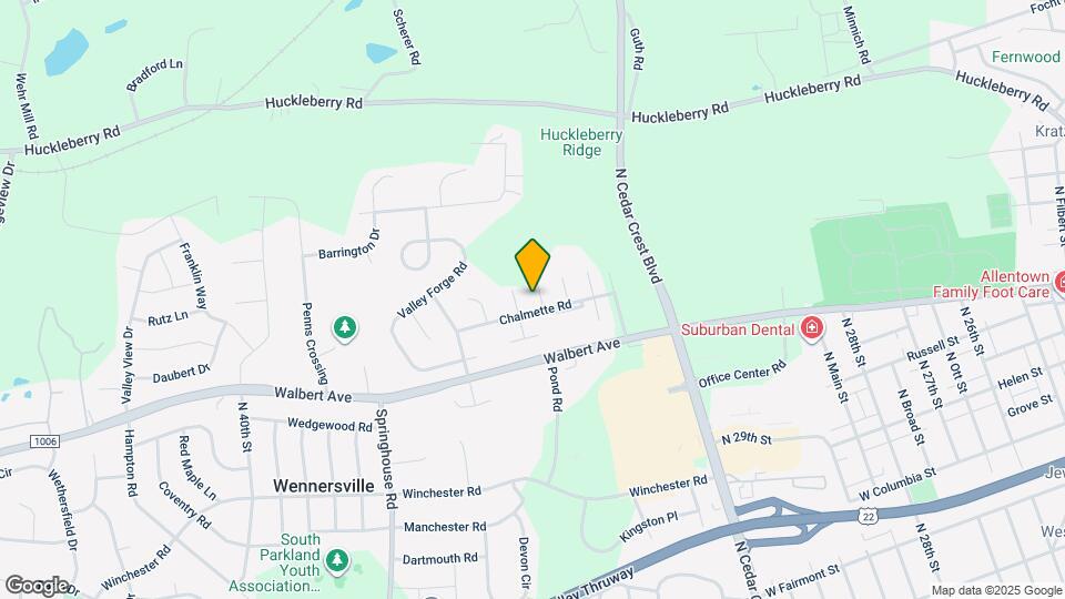 1708 Redwood Ct Map and Location Details