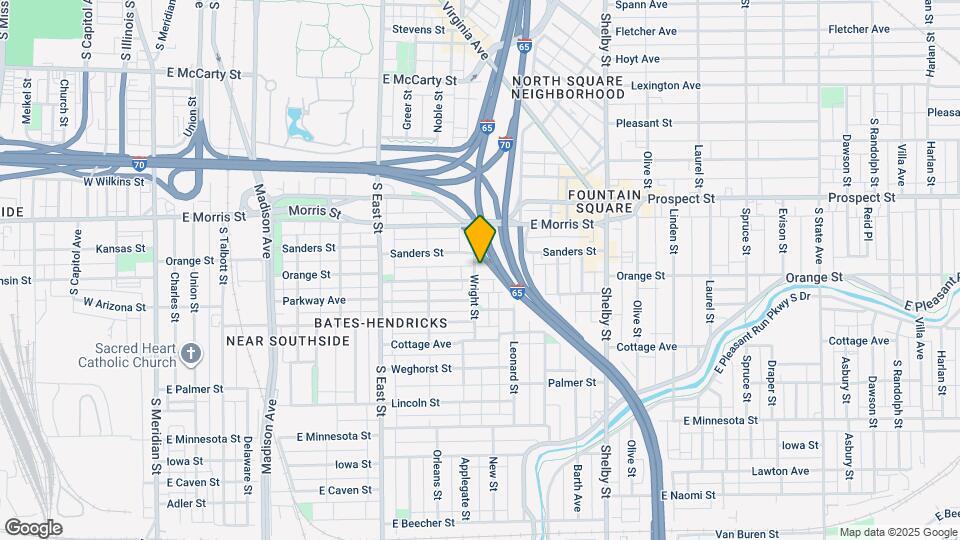 Bates-Hendricks/Newly Remodeled 3 Bedroom Map and Location Details