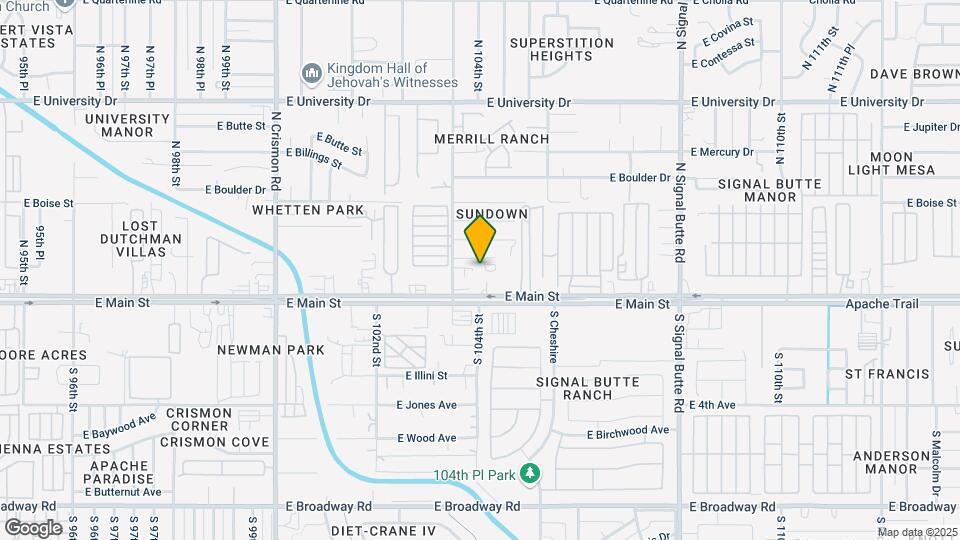 10411 E 1st St Map and Location Details