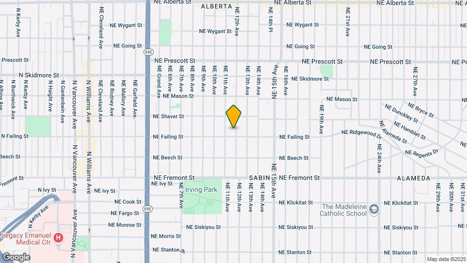 3917 NE 12th Ave Map and Location Details