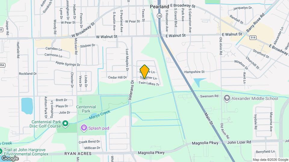 4301 Twin Lakes Tr Map and Location Details