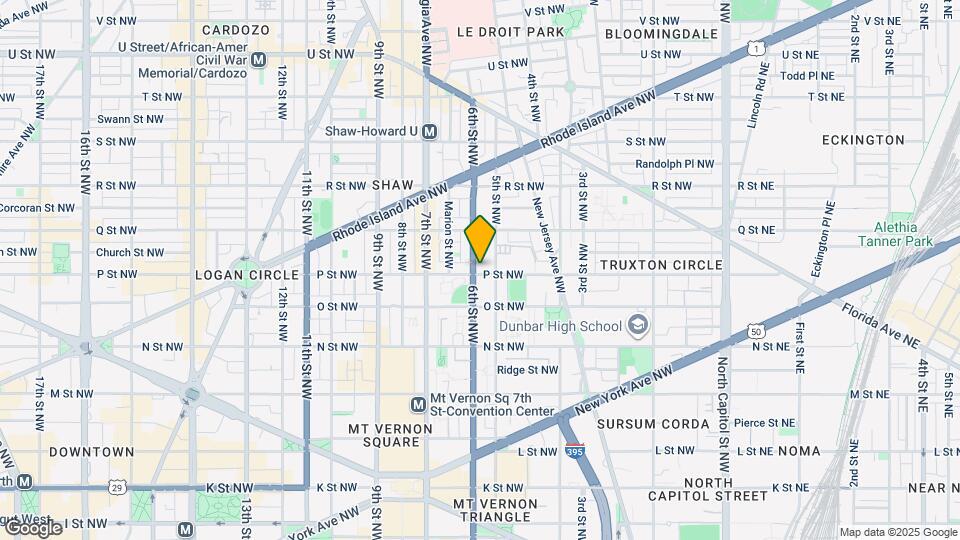 511 P St NW Map and Location Details