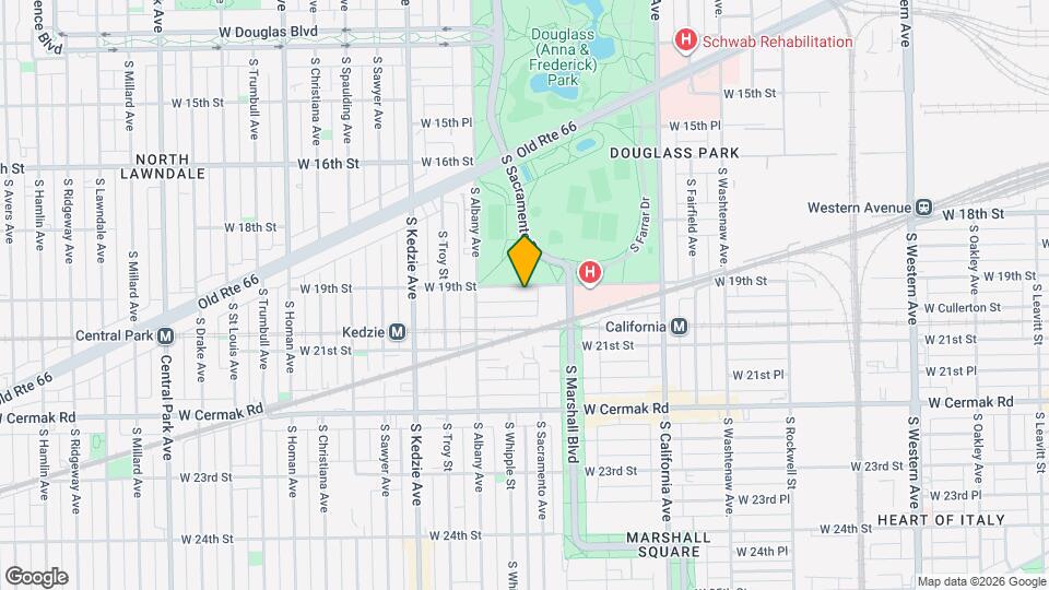 3015 W 19th St Map and Location Details