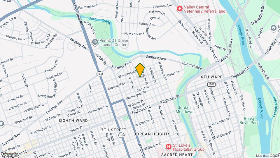 436.5 Greenleaf St Map and Location Details