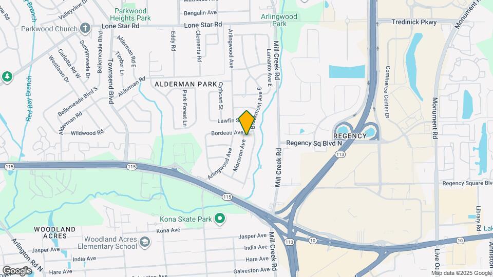 937 Moravon Ave Map and Location Details