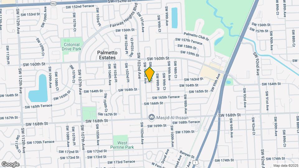 16310 SW 100th Ct Map and Location Details
