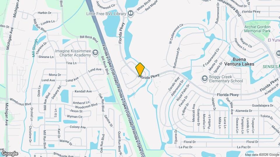 891 Florida Pkwy Map and Location Details