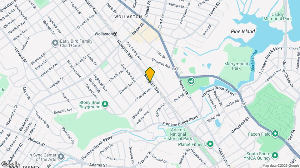 483 Newport Ave Map and Location Details