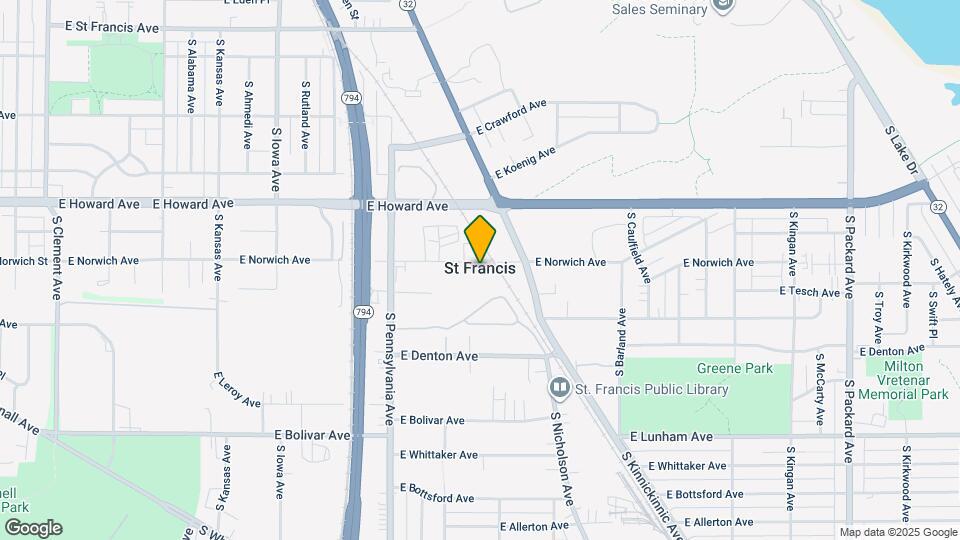 3754 E Denton Ave Map and Location Details