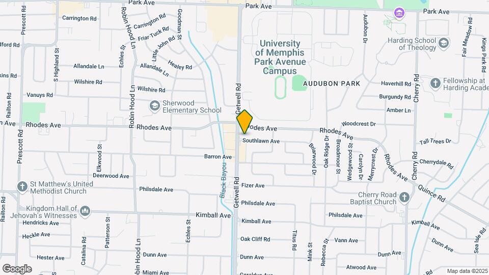 3970 Getwell Rd Mapa y Detalles de la Ubicación