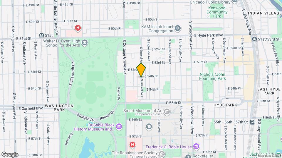 5409 S Drexel Ave Map and Location Details