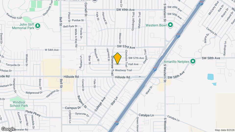 5015 Hall Ave Map and Location Details