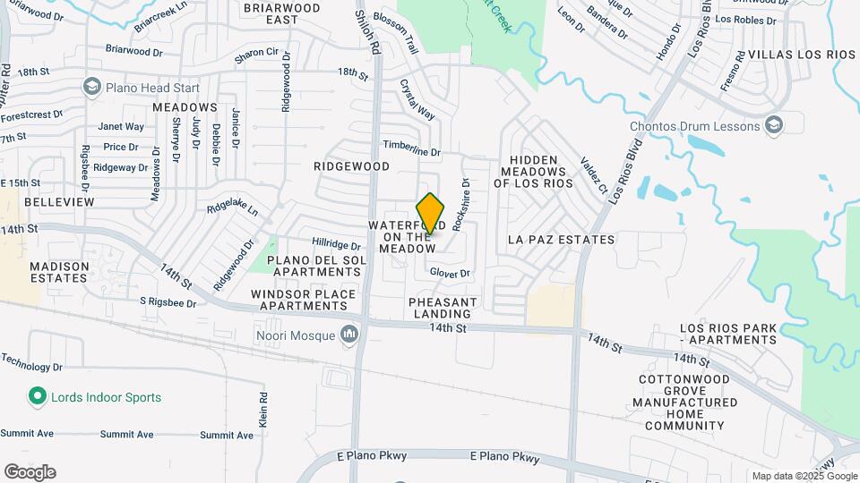 1460 Larchmont Dr Map and Location Details