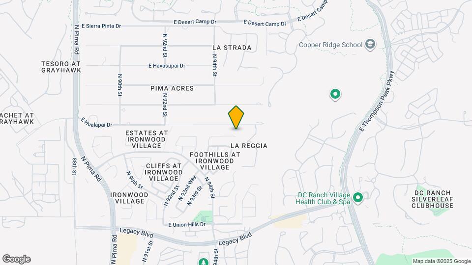 9482 E Palm Tree Dr Map and Location Details