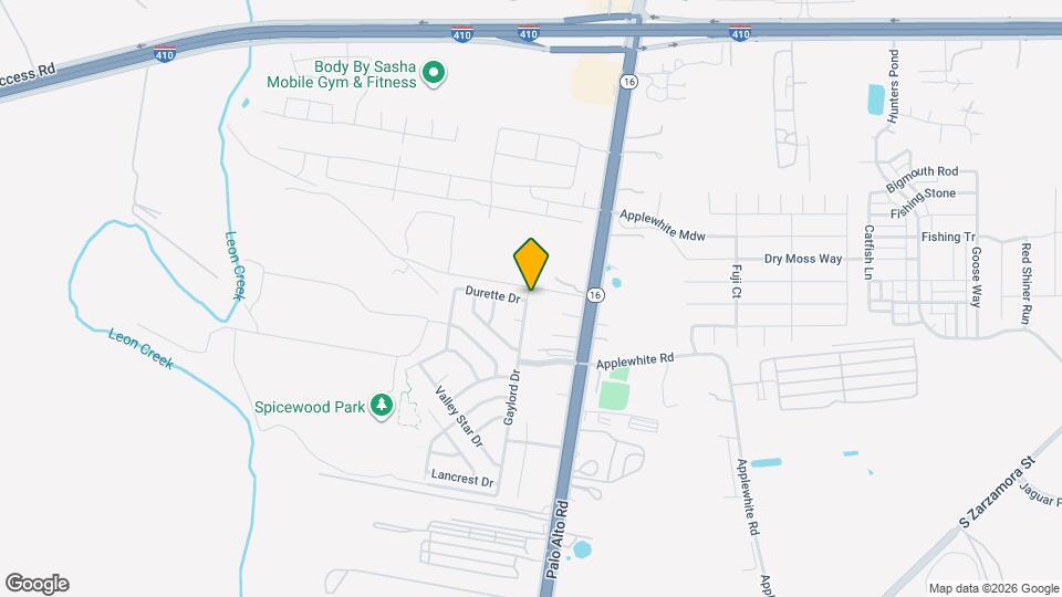 10622 Gaylord Dr Map and Location Details