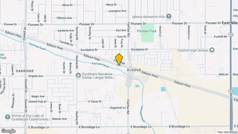 3833 Edison Hwy Map and Location Details