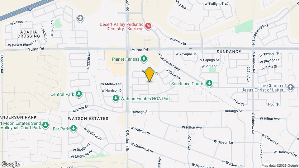 1641 S 233rd Ln Map and Location Details