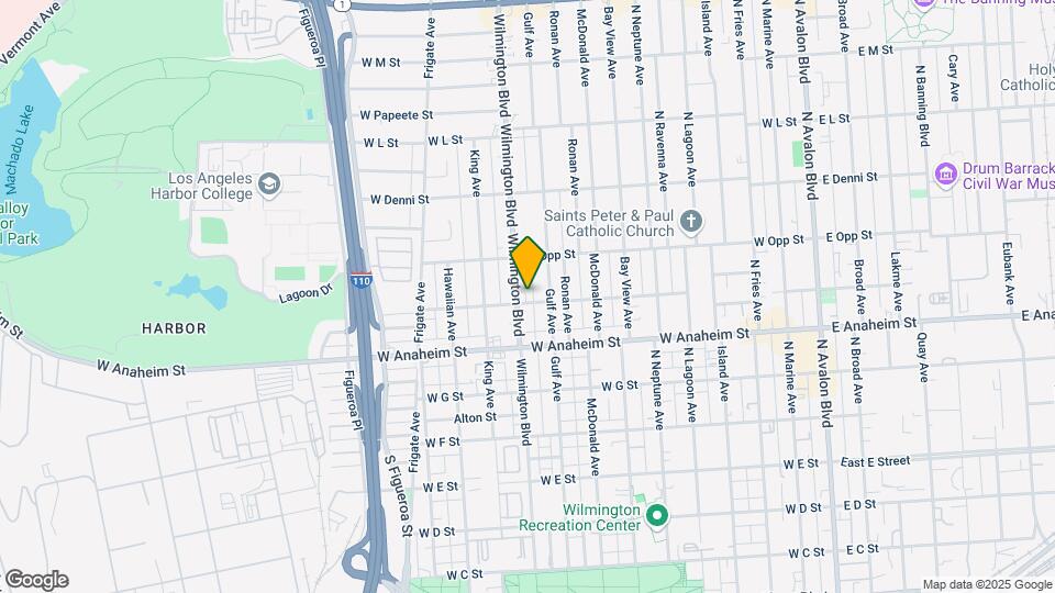 911-921 W I St Mapa y Detalles de la Ubicación