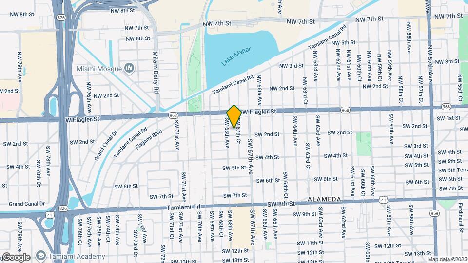 6761 SW 2nd St Map and Location Details