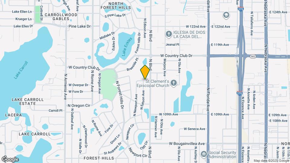 10931 N Edison Ave Map and Location Details