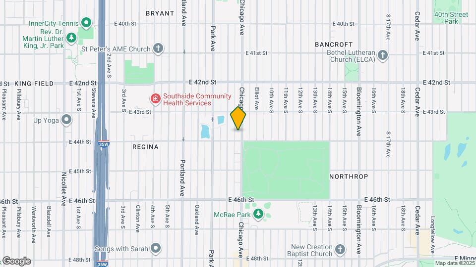 4344 Chicago Ave Map and Location Details