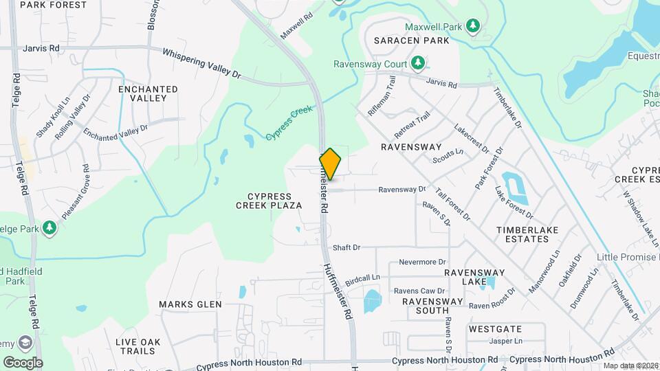 13722 Ravensway Dr, Unit A Mapa y Detalles de la Ubicación