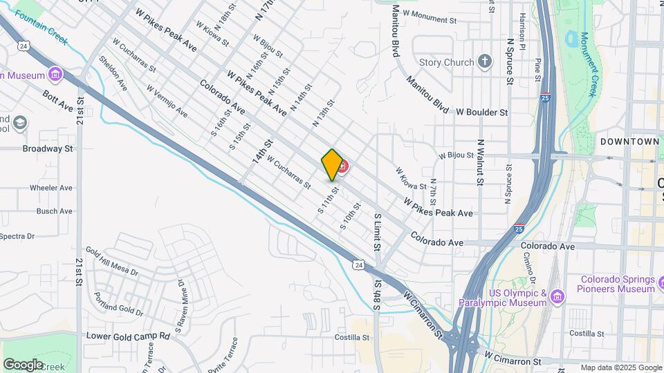 110 S 11th St Map and Location Details