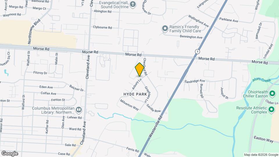 4247 Arbury Ln Map and Location Details