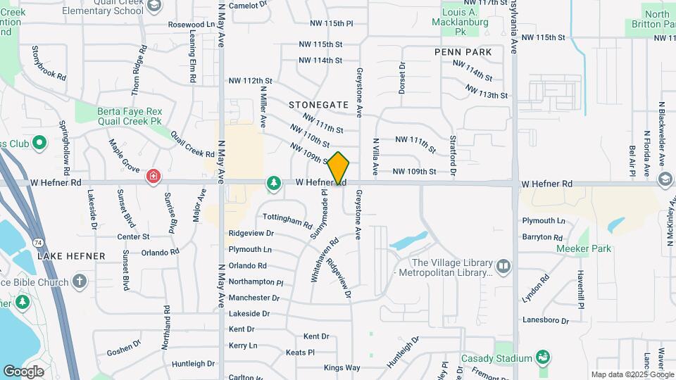 10833 N Utica Dr Map and Location Details