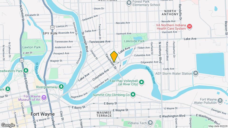 1201 Columbia Ave Mapa y Detalles de la Ubicación