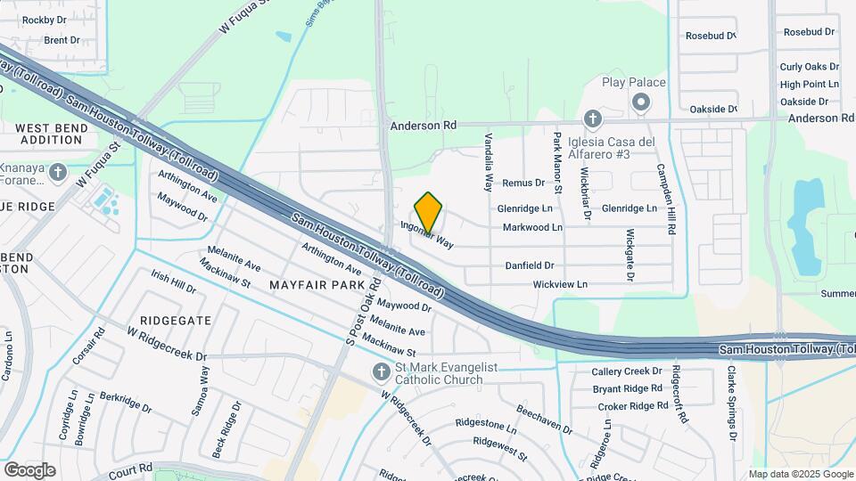 5411 Ingomar Way Map and Location Details