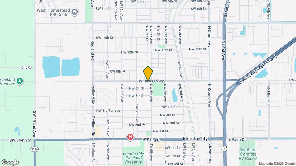 609 W Davis Pkwy Map and Location Details