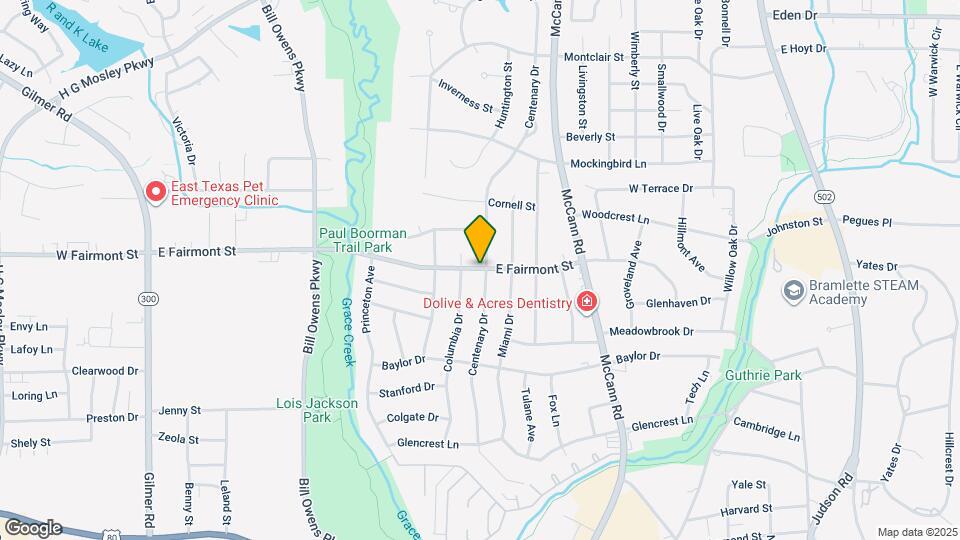 1106 E Fairmont St Map and Location Details