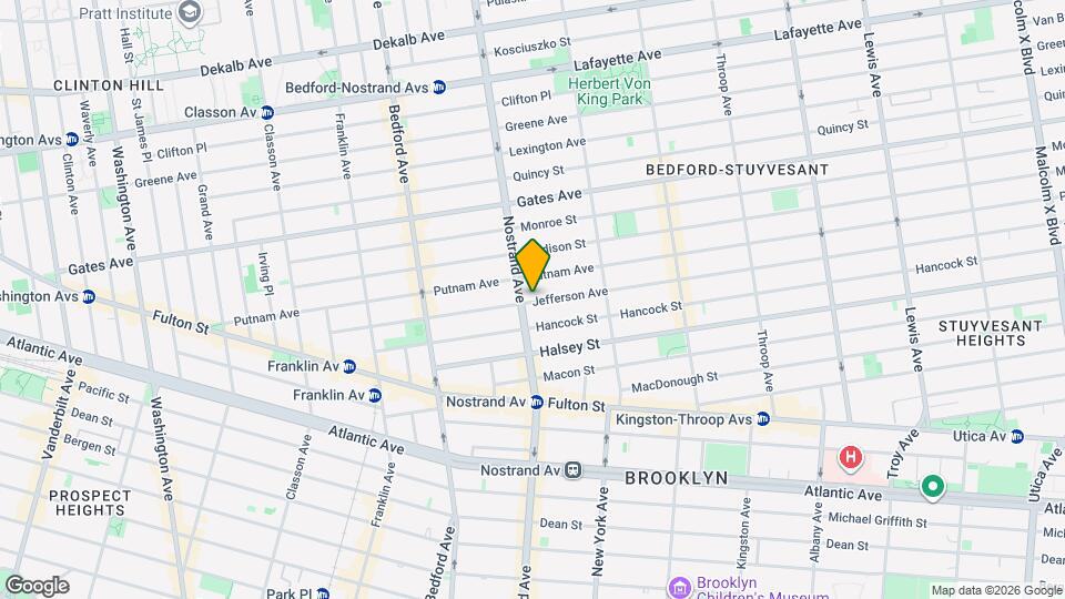 193 Jefferson Ave, Unit 3B Mapa y Detalles de la Ubicación