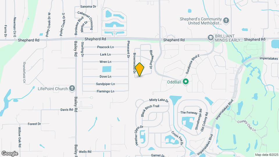 2472 Brownwood Dr Map and Location Details