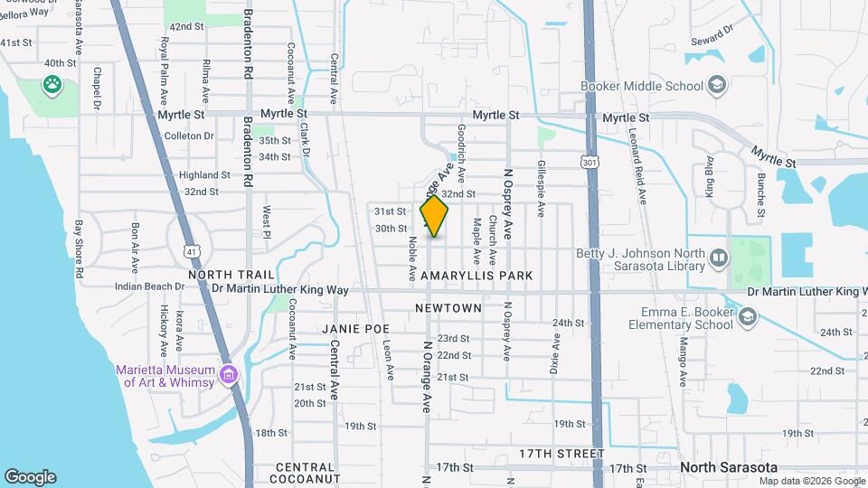 2908 N Orange Ave Map and Location Details