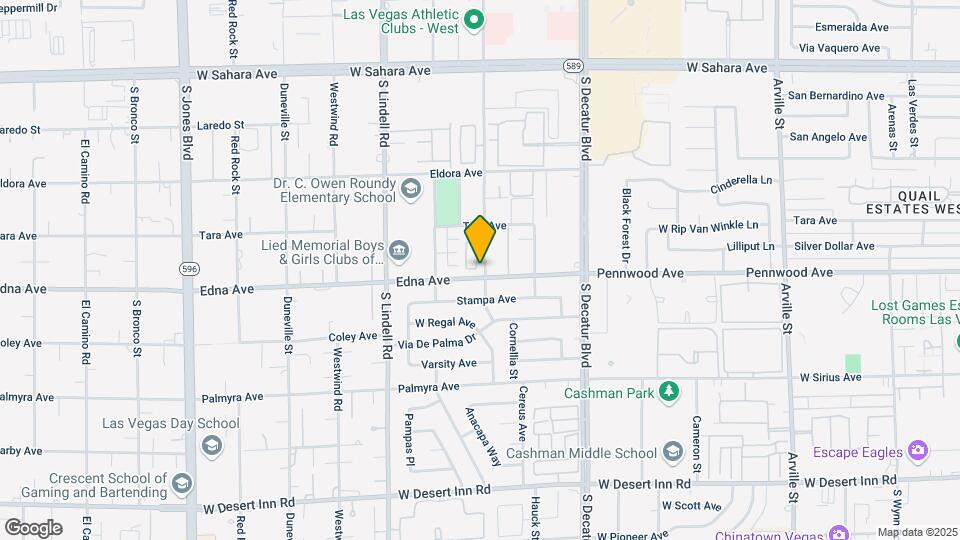 5282 Monterey Park Cir Map and Location Details