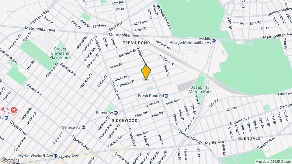 6055 Woodbine St Map and Location Details