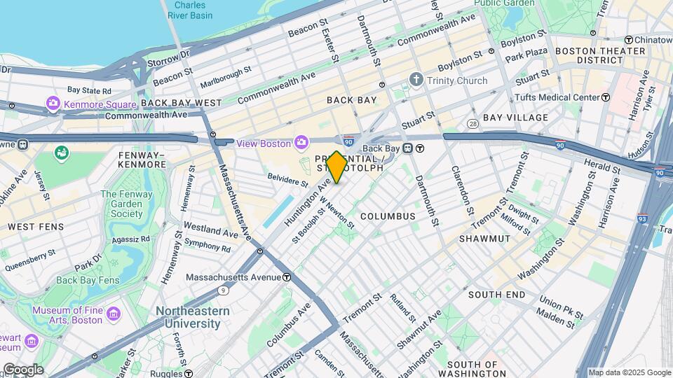 81 Saint Botolph St, Unit 1 Map and Location Details