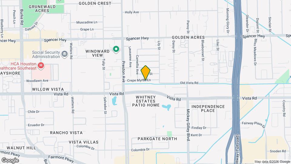 4810 Crepe Myrtle Ln Map and Location Details