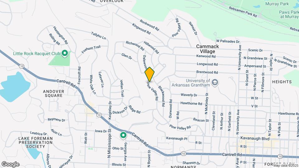 1201 Pine Valley Rd Map and Location Details