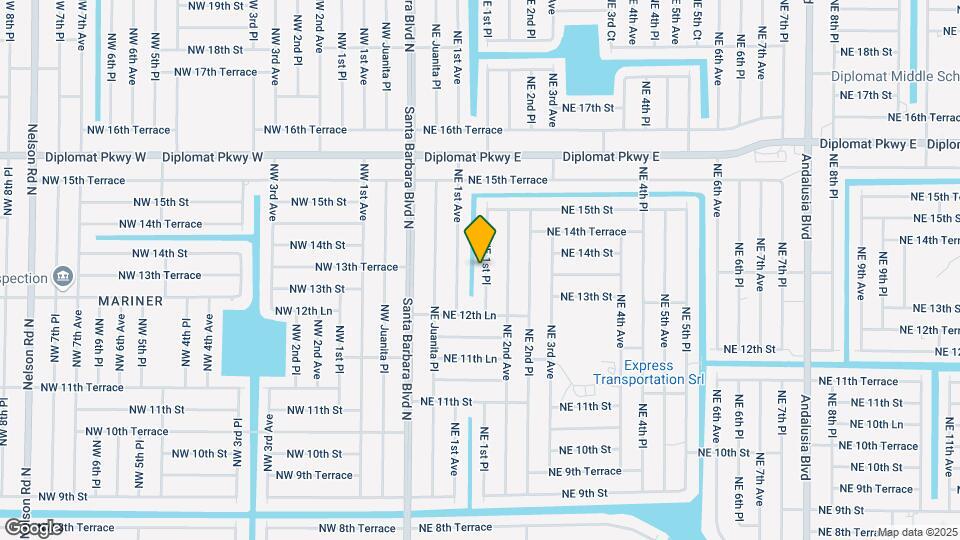 1316 NE 1st Pl Map and Location Details