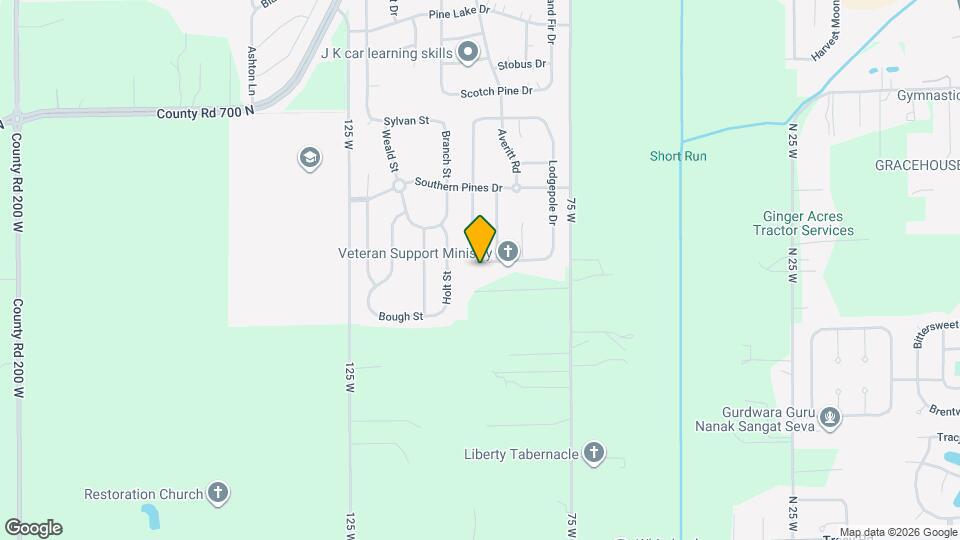 829 Jack Pine Dr Map and Location Details