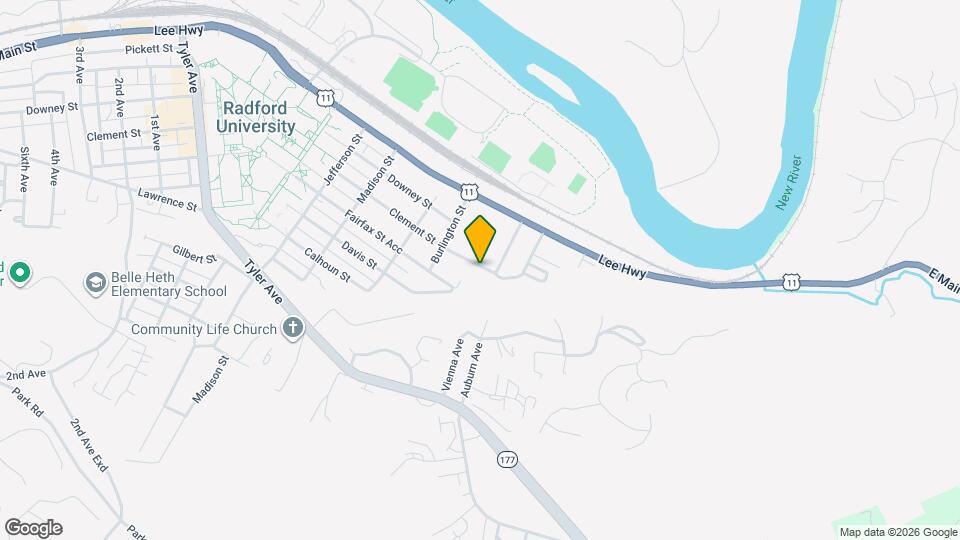 307 Clement St Map and Location Details